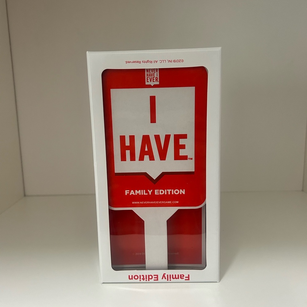 Never Have I Ever Family Edition Card Game